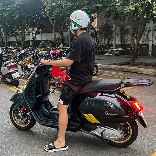 Hạ thấp yên xe Vespa được không?